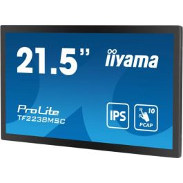 Iiyama TF2238MSC-B1 Monitor Táctil 22" Full HD 1920x1080 Negro IPS LED HDMI DP USB 5ms 600cd/m2 Pantalla Profesional Montaje VESA