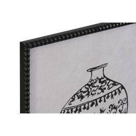 DKD Home Decor Cuadro Neoclasico Negro Blanco 2.5 x 70 x 50 cm (4 Unidades)