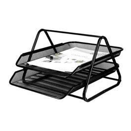 Q-connect Bandeja Sobremesa Metálica Rejilla gxa100 Negra 2 Bandejas Movibles 300x185x350 mm Precio: 18.49999976. SKU: S7911456