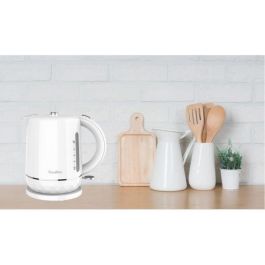 Hervidor eléctrico - TERRAILLON 15351 DIAMANT Blanco 1,5L - 2200W - Base giratoria 360° - Base elevada efecto diamante Hervidor eléctrico - TERRAILLON 15351 DIAMANT Blanco 1,5L - 2200W - Base giratoria 360° - Base elevada efecto diamante