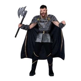 Disfraz jefe vikingo capa, túnica, cinturón, manguitos y cubrebotas talla XXL Disfraz jefe vikingo capa, túnica, cinturón, manguitos y cubrebotas talla XXL