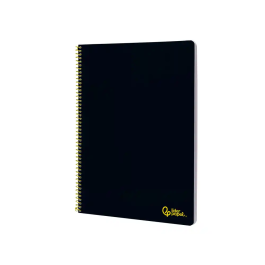 Liderpapel Cuaderno espiral A4 Smart tapa blanda 80 hojas 75gr cuadro 4mm con margen negro
