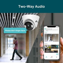 TP-Link VIGI C450 Cámara de Seguridad IP Torreta 5MP 2880x1620 Visión Nocturna 30m Audio 2 Vías Interior Alámbrica Techo