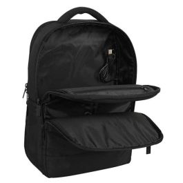Mochila para Portátil y Tablet con Salida USB Marvel Negro Mochila para Portátil y Tablet con Salida USB Marvel Negro
