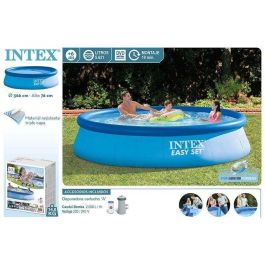 Piscina hinchable redonda easy set con depuradora de cartucho (capacidad 5621 litros) (+ 6 años) 366x76cm