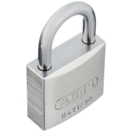 Abus ABU4003318561863 Candado 64TI/30 Titalium, Cuerpo de aluminio, Llave paracéntrica, Riesgo de robo medio