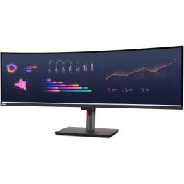 Lenovo P49w-30 Monitor ThinkVision 49" DQHD IPS USB-C HDMI DisplayPort Docking