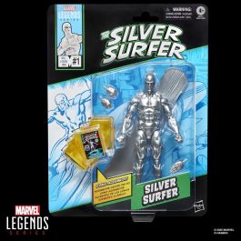 Hasbro Figura The Silver Surfer Marvel Legends Series 15cm Articulada con Accesorios