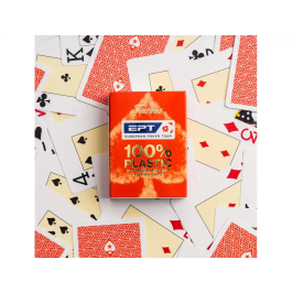 Fournier Baraja Póker Inglés Plástico European Poker Tour Índice Gigante 55 Cartas
