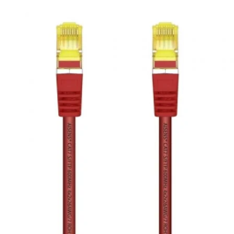 AISENS - CABLE DE RED LATIGUILLO RJ45 LSZH CAT.7 600 MHZ S/FTP PIMF AWG26, ROJO, 2.0M