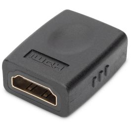 DIGITUS Adaptador HDMI 4K 3D Negro - Conector Hembra a Hembra Tipo A - Soporta 1080p 2160i 2160p