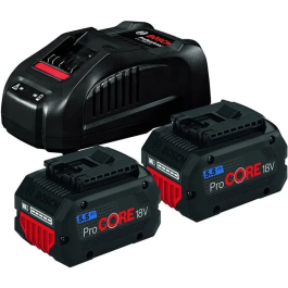 Bosch Professional 1600A0214C Paquete de 2x Baterías Procore 18V 5.5Ah en Caja de Cartón Precio: 324.49999978. SKU: B1BS5P67SS