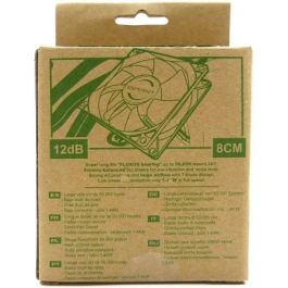 ANIMA AF8 Ventilador 8cm 1800RPM Negro