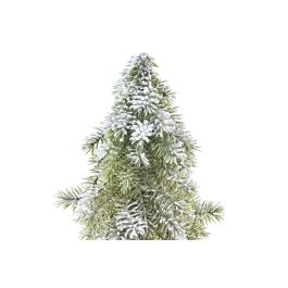 DKD Home Decor Árbol de Navidad Tradicional Verde Natural de PVC, 15x15x30 cm (2 Unidades)