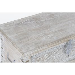 DKD Home Decor Arcon Indio Blanco Mango y Laton 40 x 45 x 88 cm