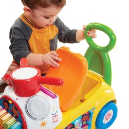Fisher-Price Correpasillos Musical Amarillo 399884 con Teclado Iluminado y Sonidos