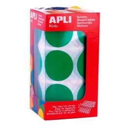 Apli Gomets Redondos XL 33 mm Verde -Rollo 708 Unidades- Precio: 3.50000002. SKU: B1EYFHNXBR