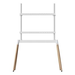 Gembird TVS-86F-01-W Soporte para TV de 55-86 pulgadas (2,18 m), 40 kg, VESA 100x100 a 600x400 mm, Blanco y Madera Gembird TVS-86F-01-W Soporte para TV de 55-86 pulgadas (2,18 m), 40 kg, VESA 100x100 a 600x400 mm, Blanco y Madera