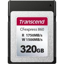 Transcend Tarjeta CFexpress 860 320GB, Velocidad Lectura 1750MB/s, Escritura 1500MB/s, PCIe Gen3 x2 Precio: 161.49999954. SKU: B1BPGC8HQL