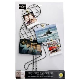 Home Deco Factory Portafotos Flamenco con Pinzas e Iluminación LED para Colgar o Apoyar Recuerdos Decoración Precio: 10.50000006. SKU: B1J9FR3PRR