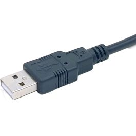 EQUIP Adaptador USB-A a Serie RS232-DB9 St/St 1.50m negro