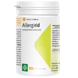 GHEOS Allergirid 800mg 60 Cápsulas con Reishi, Perilla, Grosella y Regaliz para el Bienestar de Nariz y Garganta Precio: 28.9500002. SKU: B16362STSY