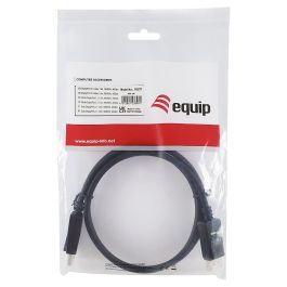 EQUIP Cable DisplayPort 2.1 119271, 1m, Macho a Macho, Negro, Soporta 16K/60Hz y 40Gbps