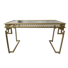 DKD Home Decor Mesa Centro Oriental de Metal y Espejo Dorado 44x85x48 cm Precio: 82.74222. SKU: S3033773