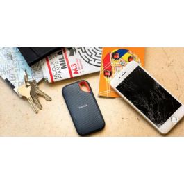 SanDisk Extreme Portable SSD 1000 GB Negro - SDSSDE61-1T00-G25, USB Tipo C, Lectura 1050 MB/s, Escritura 1000 MB/s, Resistente al Agua y Polvo SanDisk Extreme Portable SSD 1000 GB Negro - SDSSDE61-1T00-G25, USB Tipo C, Lectura 1050 MB/s, Escritura 1000 MB/s, Resistente al Agua y Polvo