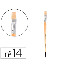Liderpapel Pincel Nº 14 Punta Plana Cerdas para Oleo y Acrílica Certificado FSC Precio: 32.67. SKU: B1DEZH3A64