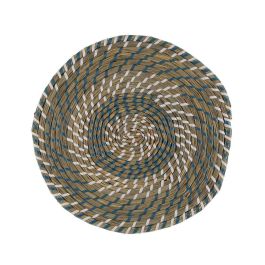Salvamantel Versa Azul Blanco Textil Jacinto de agua 38 cm