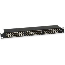 EQUIP Patchpanel 48x RJ45 Cat6 19" FTP 1HE ISO/IEC, Negro Precio: 113.89000007. SKU: B1FARGMYK4