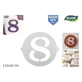 Algon Plantilla Tarta Cumpleaños N-8 Grande 25 x 25 cm (36 Unidades) Precio: 5.94999955. SKU: B14FPCPMB2