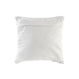 DKD Home Decor Cojín Decorativo Boho Multicolor Poliéster 60x60x10 cm con Cremallera Oculta para Sofá y Cama