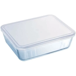 Pyrex Recipiente Rectangular Cook & Freeze 26x20x8 cm - 2.6 L Vidrio