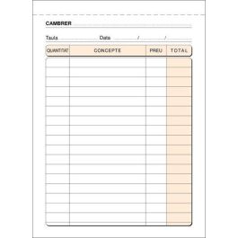 Talonario Catalan Camareros 8º Natural Loan (Set de 10) Precio: 7.58999967. SKU: B1DDBQH8SM