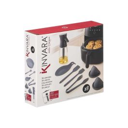 Kinvara Set 8 Utensilios Air Fryer de Silicona Gris 110x25x10.5cm (Set de 12)