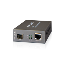 TP-Link MC220L - Convertidor de Medios Gigabit, Fibra SX/LX/LH a Cobre 1000Base-T, SC/LC, 10Km Monomodo, 0.55Km Multimodo