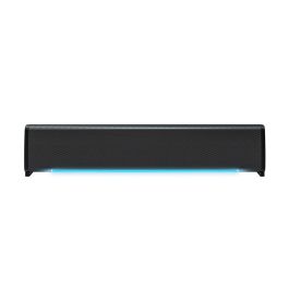 Barra De Sonido Q-Connect Para Pc Con Iluminación Led Color Negro