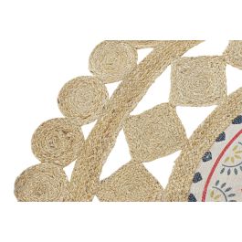 Alfombra Boho DKD Home Decor Marron Multicolor 150 x 0.75 x 150 cm