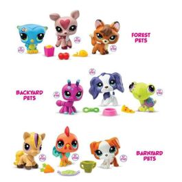 Pack de 3 figuras mascotas littlest pet shop 6,35x25,4x6,35 cm - modelos surtidos Pack de 3 figuras mascotas littlest pet shop 6,35x25,4x6,35 cm - modelos surtidos
