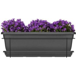 Kit macetero con soporte metálico y bandeja - GARDEN ID Relax - Anth. 50 cm - Reciclado y 100% reciclable - Volumen para plantas Precio: 37.79000005. SKU: B13Q3CMXAX