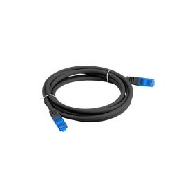Lanberg Cable de Red Latiguillo Cat.6A S/FTP Apantallado 150 cm Negro LSZH AWG 26 para Redes 10 Gigabit Ethernet 500 MHz