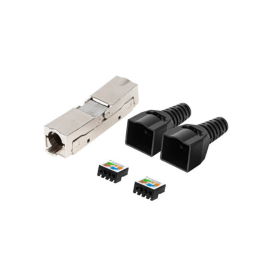 LANBERG Conector RJ-45 PL2S6-6000TL - Negro, 2 Piezas - Metal y ABS Precio: 4.1382. SKU: B1872ZYVSP