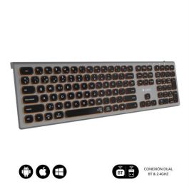 SUBBLIM Teclado Bluetooth/2.4G Master iluminado Ext G/N