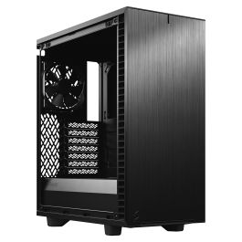 Fractal Design Define 7 Compact Black Midi Tower para PC ATX, Micro-ATX, Micro-ITX, Aluminio y Acero, Hogar/Oficina