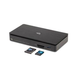 OWC Thunderbolt Pro Dock Estación de Acoplamiento Profesional Ethernet 10Gb/s con Lectores CFexpress y SD, 2x Thunderbolt 3, USB-C, USB-A, 8K y 1630MB/s
