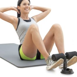 Barra de Sujeción para Abdominales con Ventosa y Guía de Ejercicios CoreUp InnovaGoods