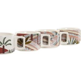 Cafe Boho DKD Home Decor Terracota Beige 11 x 27 x 11 cm Set de 4