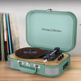 Tocadiscos Muse MT-201WG Verde Turquesa Tocadiscos Muse MT-201WG Verde Turquesa